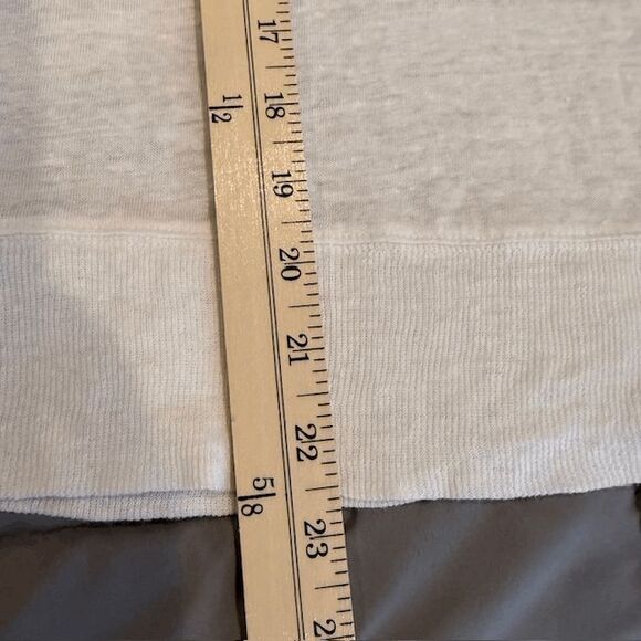 Isabel Marant Étoile Klowia linen sweatshirt White Slub w/Pink Logo Size Small - Picture 10 of 12